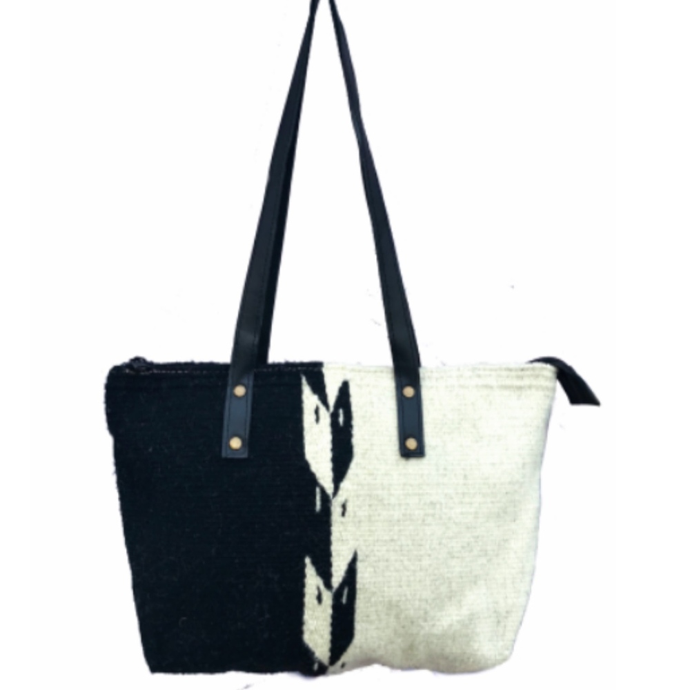 Cleo Woven Tote Bag, Handmade in Mexico